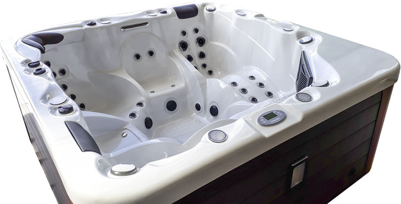 Vasca idromassaggio SPA Lavanda - Prospettiva alto 1