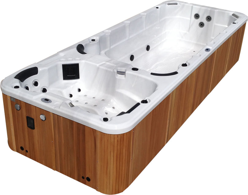 Vasca idromassaggio SPA River - Prospettiva alto 1
